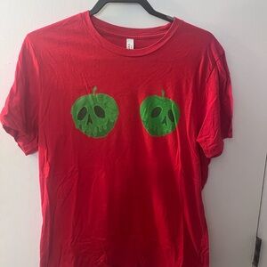 Red Poison Apple Pastie Small Shop Tee